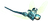 Blue Dragonfly Wing
