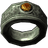 Silver Garnet Ring